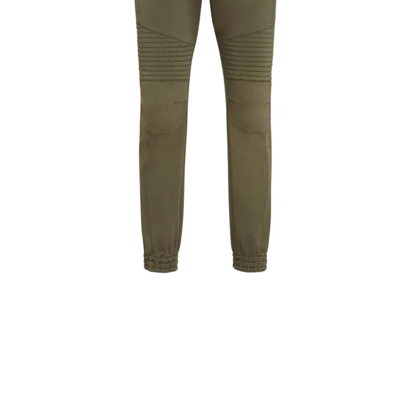 PHILIPP PLEIN Knitted Sports Pants Men's Olive Green-5