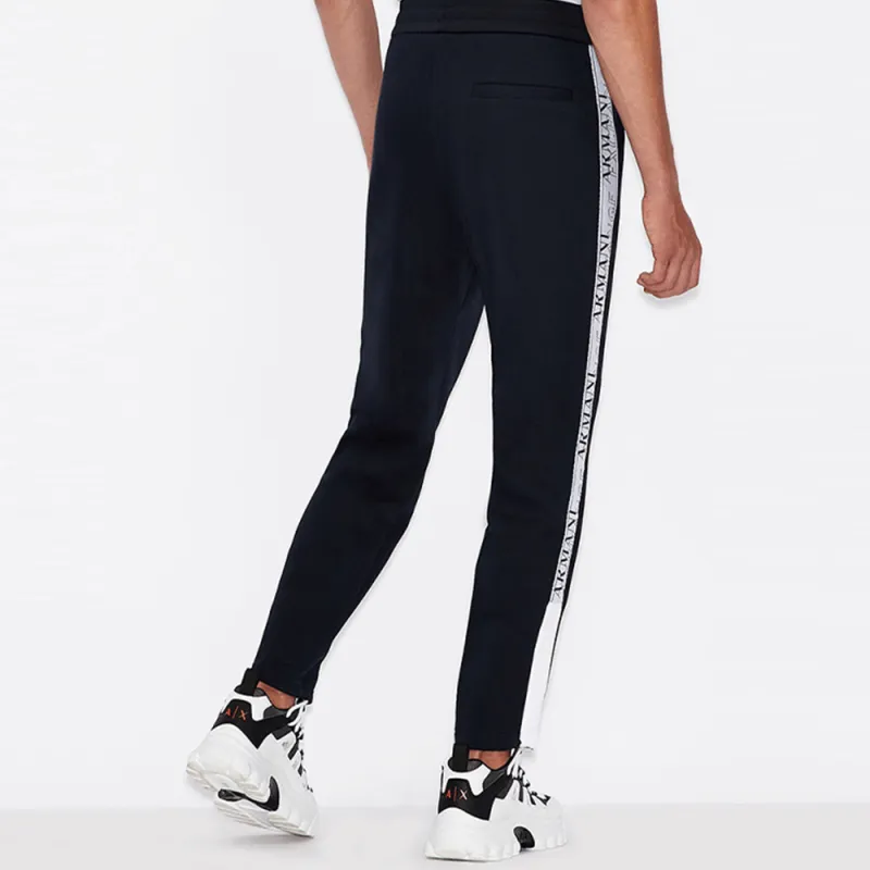 ARMANI EXCHANGEAE FW21 Knitted Sweatpants Men's Blue-4