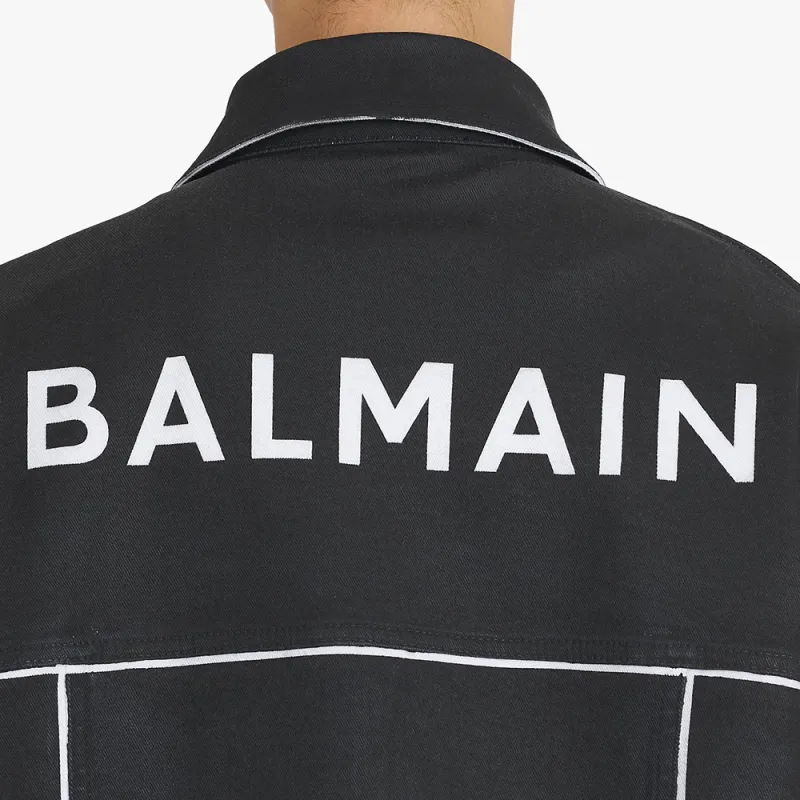 BALMAIN Outlined Button Up Jacket-1