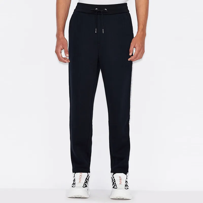 ARMANI EXCHANGEAE FW21 Knitted Sweatpants Men's Blue-3