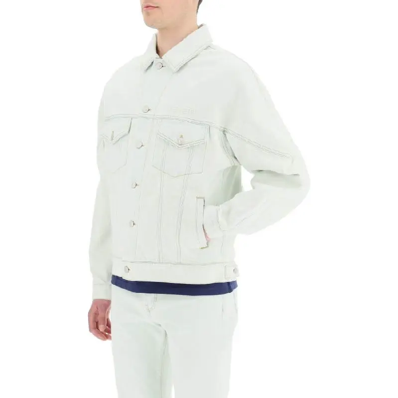 KENZO SS22 Denim Jacket Men's White-3