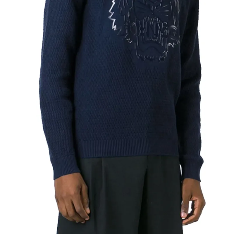 KENZO Sweatshirts Men Navy Blue-3