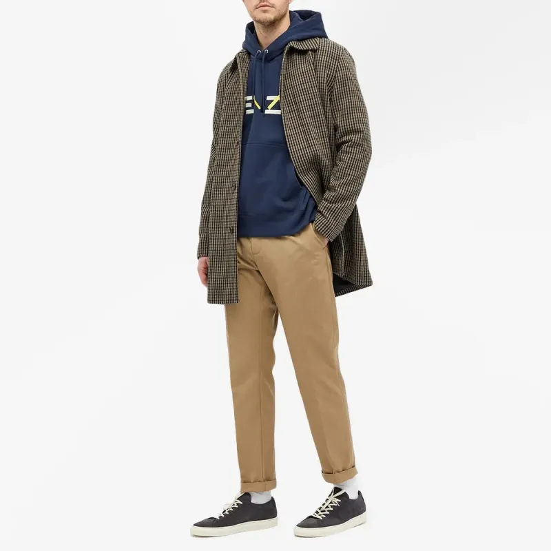 KENZO Logo Embroidered Hoodie-4
