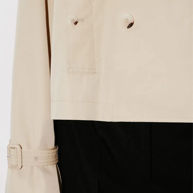 KENZO Button Up Short Trench Coat-6