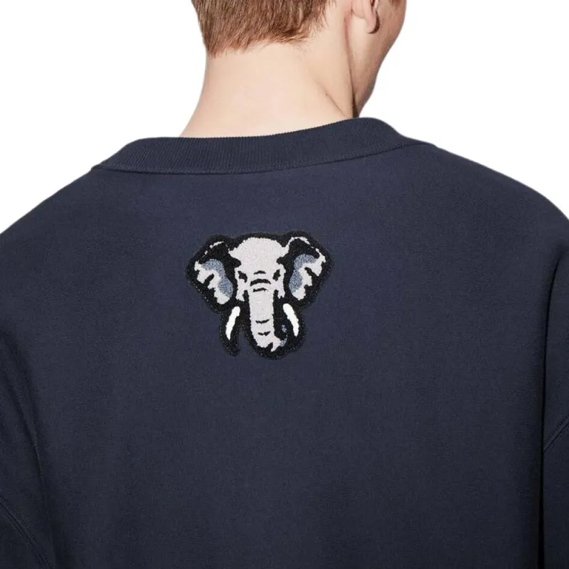 KENZO Logo Patch Detailed Crewneck Sweatshirt-4
