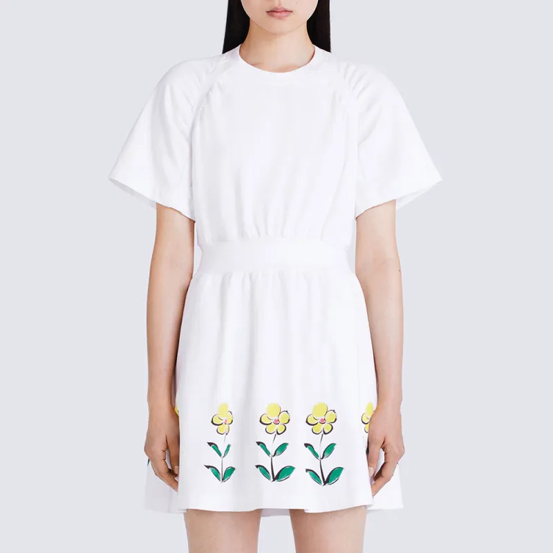KENZO X Nigo FW22 Drop2 Short Sleeved Dresses Women's White-2