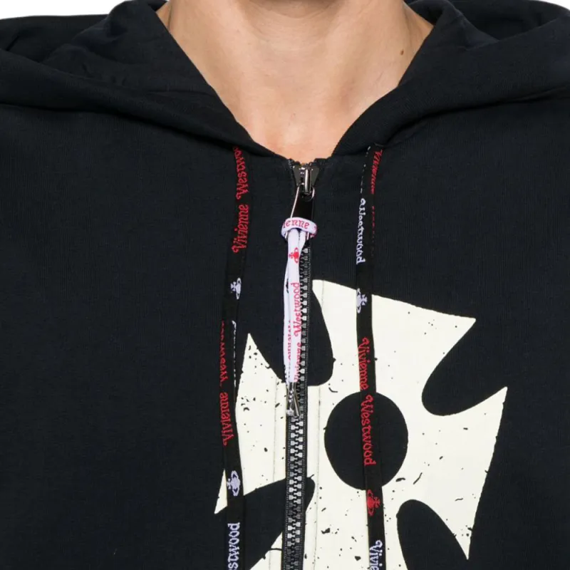 Vivienne Westwood Sunken Orb Zipped Hoodie-5