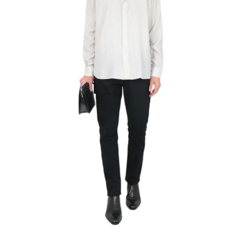 SAINT LAURENT Button up Silk Shirt-3