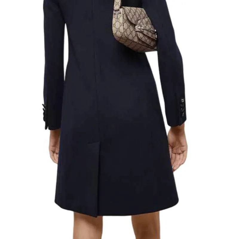 GUCCI Coats Women's Blue-4