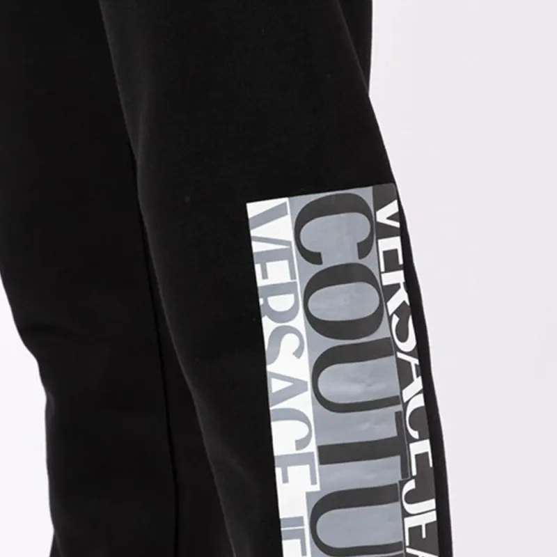 VERSACE JEANS COUTURE FW21 Knitted Sports Pants Men's Black-4