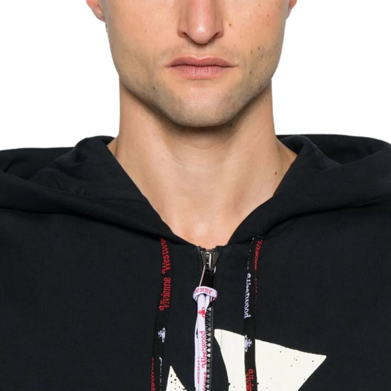 Vivienne Westwood Sunken Orb Zipped Hoodie-4