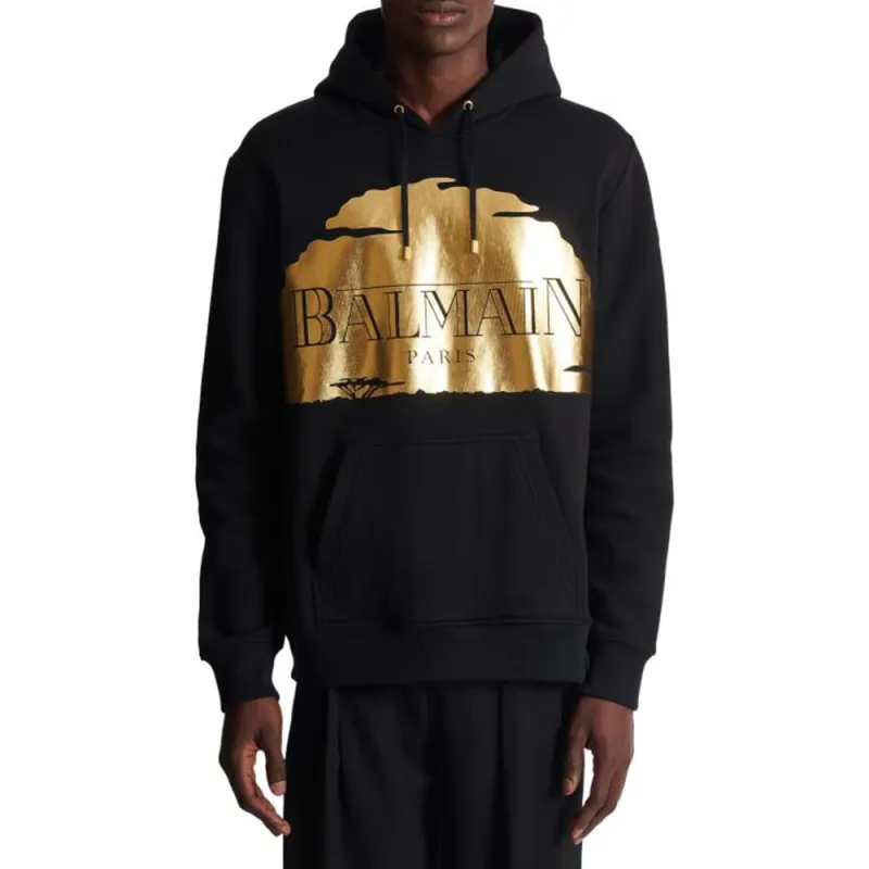 BALMAIN X Disney Graphic Printed Drawstring Hoodie-1