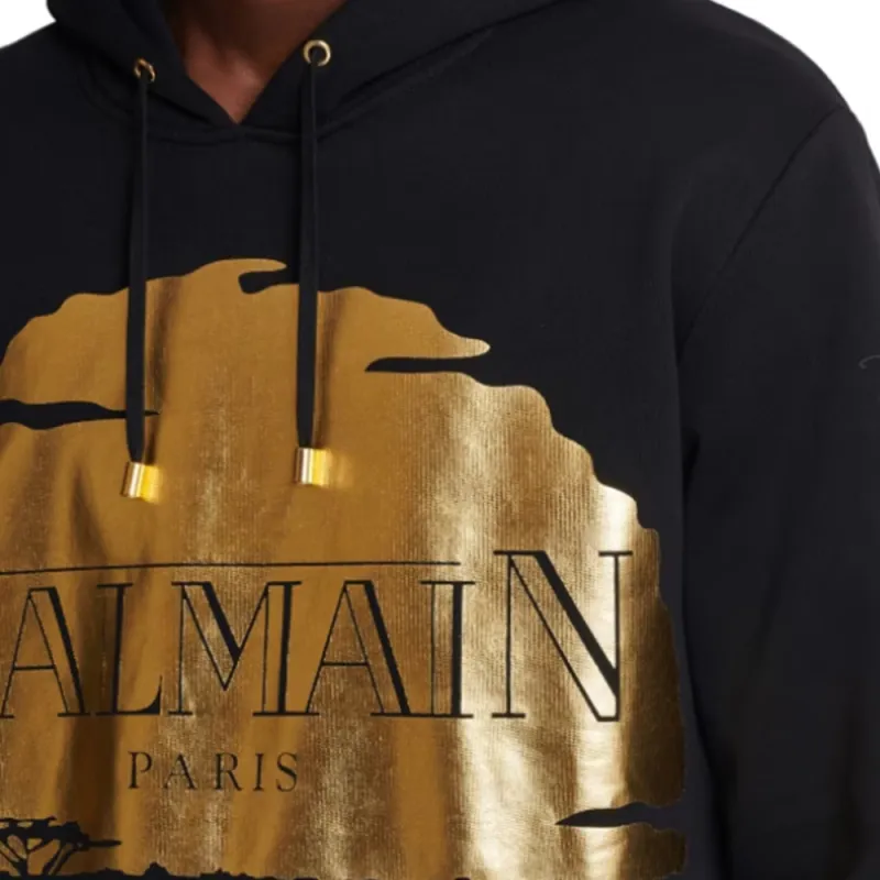 BALMAIN X Disney Graphic Printed Drawstring Hoodie-5
