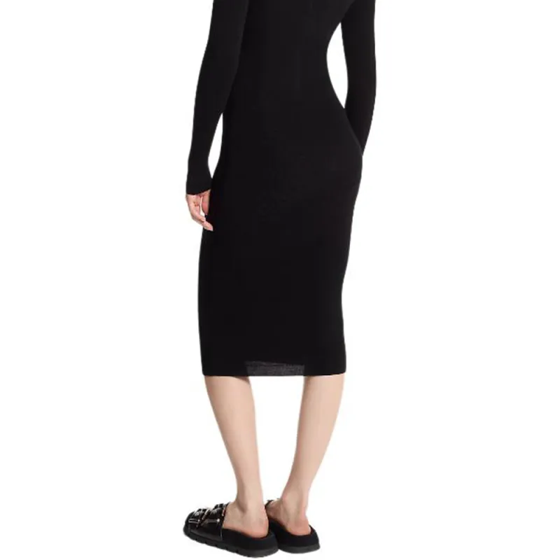 MICHAEL KORS Long Sleeved Dresses Women's Black-5