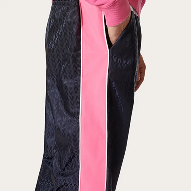Valentino Jogging Pants With Optical Jacquard-5