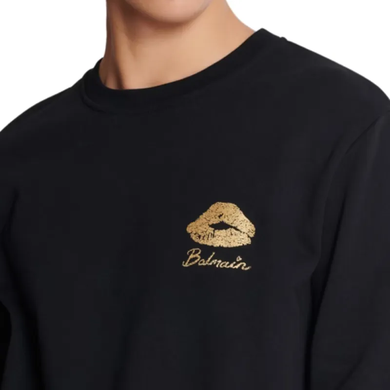 BALMAIN Kiss Printed Sweatshirt-5