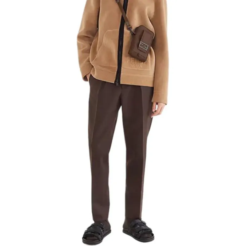 FENDI FW21 Sweatshirt Men's Brown-3