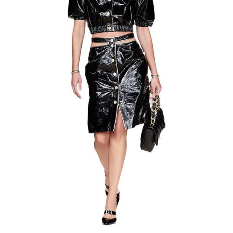 CHANEL SS22 Jackets Coats Women's Black-3