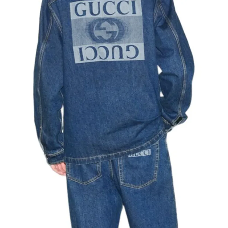 GUCCI Collared Button Up Jacket-5
