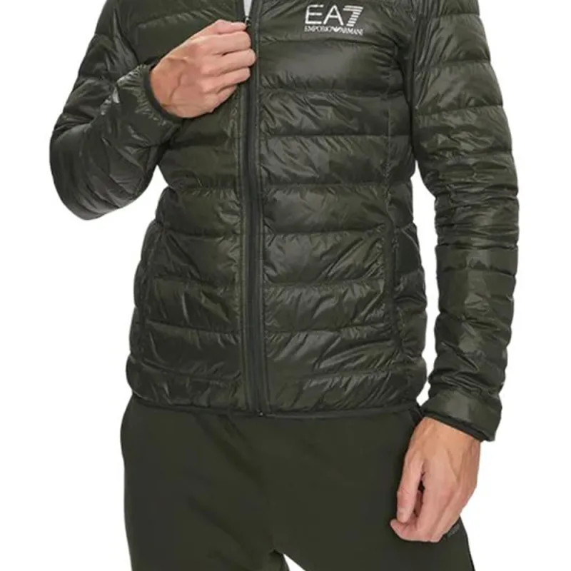 EMPORIO ARMANI Logo-print Padded Jacket-3