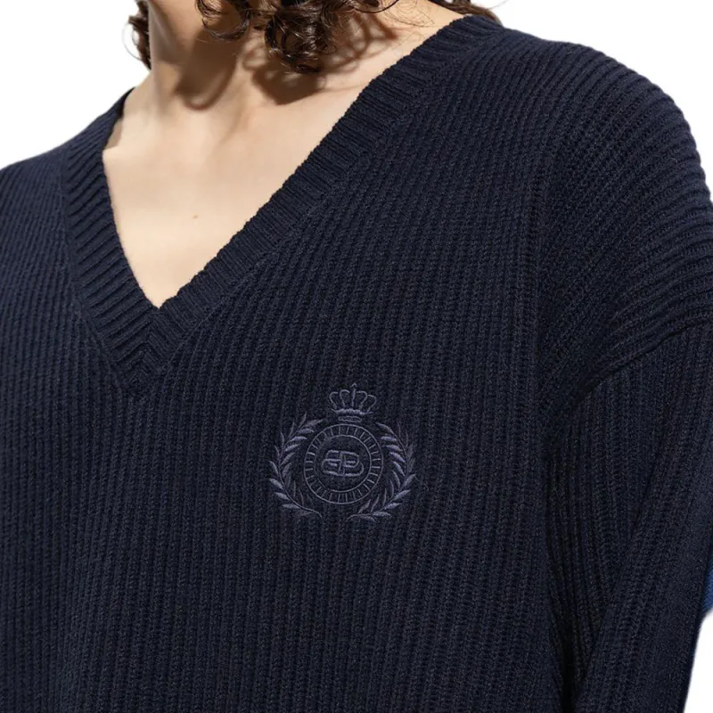 Balenciaga Hybrid V Neck Shirt-5