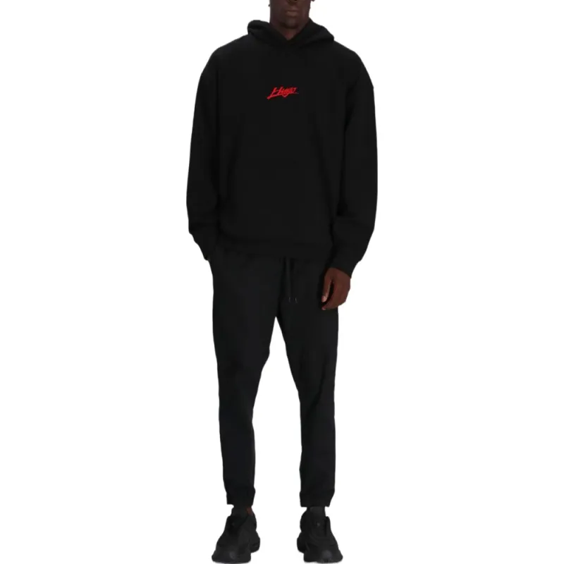 HUGO BOSS Logo Printed Relaxed Fit Terry Hoodie-1
