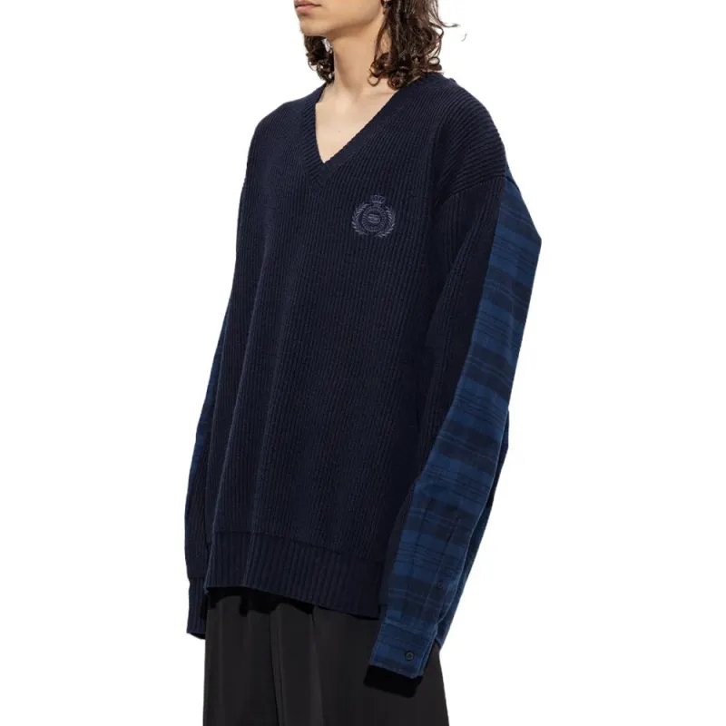 Balenciaga Hybrid V Neck Shirt-2
