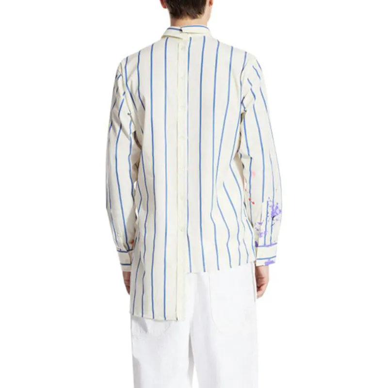 Lanvin X Gallery Dept. Patchwork Shirt With Paint Marks-2