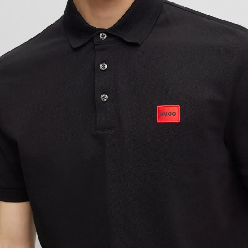 Hugo Logo Patch Slim Fit Polo Shirt-4