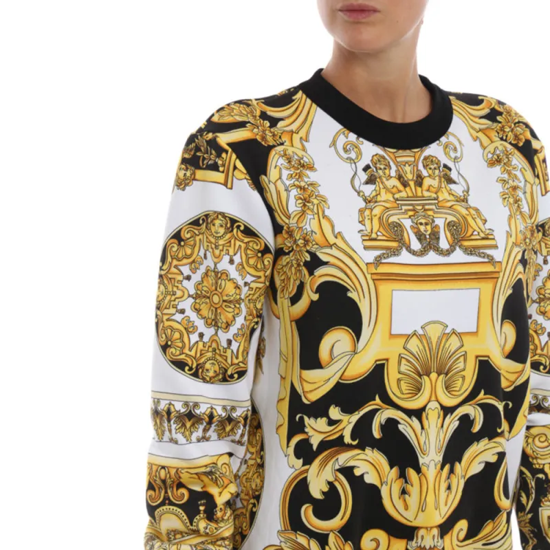 VERSACE Sweatshirt Women's Multicolor-4