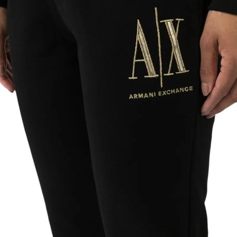 ARMANI EXCHANGE Embroidered-logo Cotton Track Pants-5