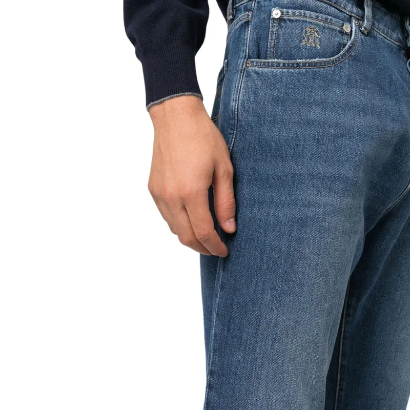 Brunello Cucinelli Slim cut Denim Jeans-4