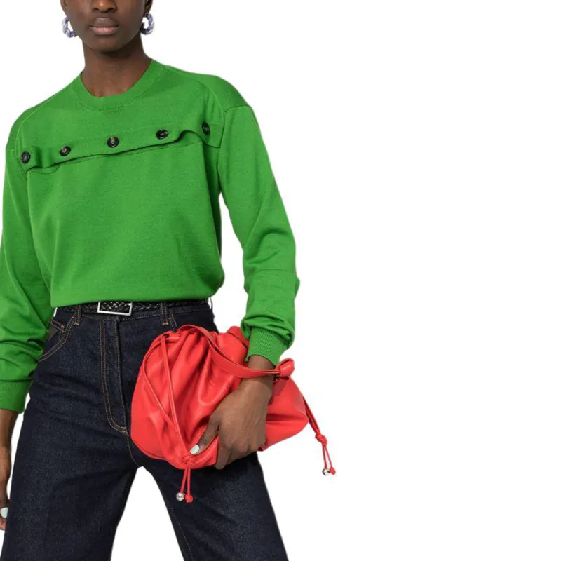 Bottega Veneta Cashmere Sweater Women's Green-4