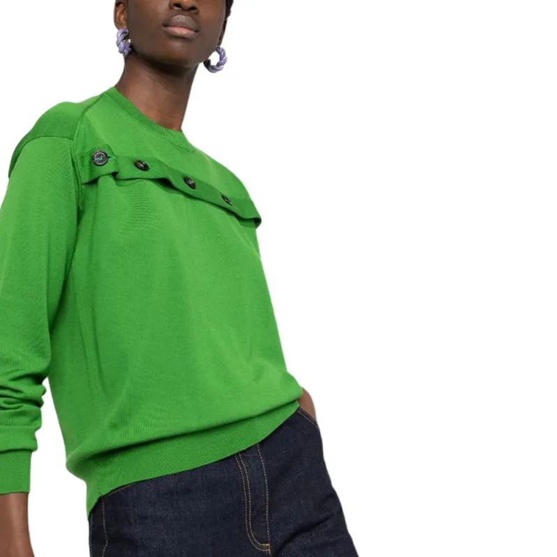 Bottega Veneta Cashmere Sweater Women's Green-5
