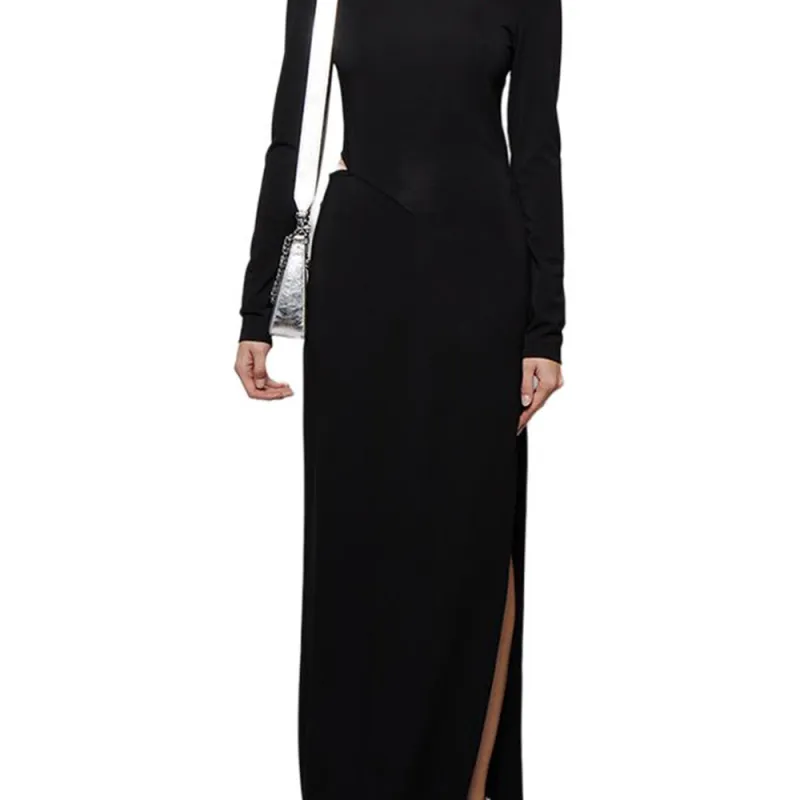 GIVENCHY SS23 Long Sleeved Dresses Women's Black-5