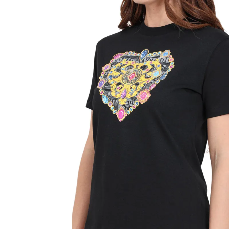 VERSACE JEANS COUTURE T Shirt Women's Black-3