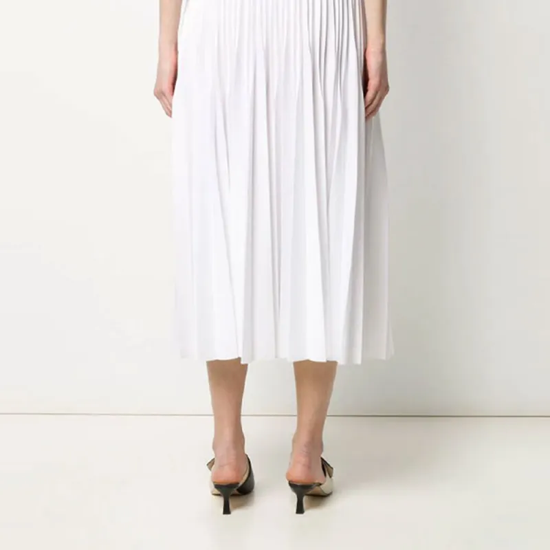 GIVENCHY SS21 Casual Long Skirt Women's White-5