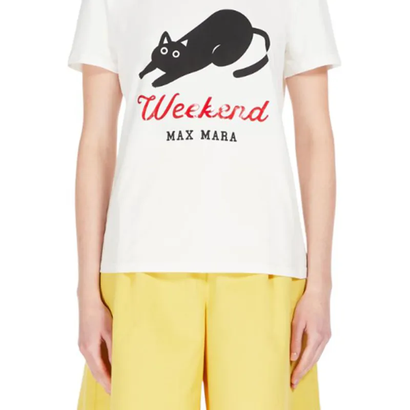 WEEKEND MaxMara T Shirt Women's White-4