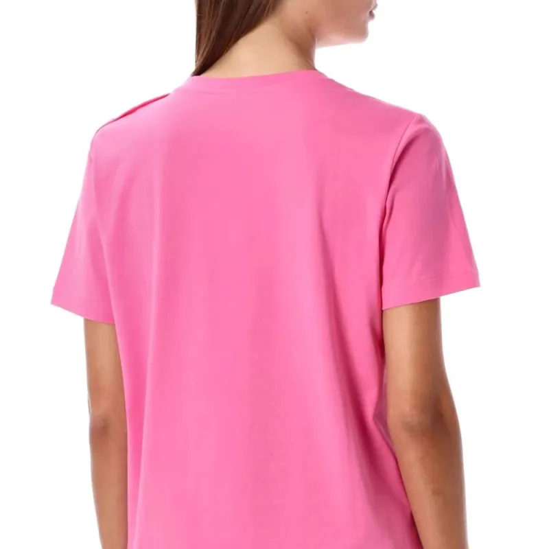 BALMAIN Logo Printed Crewneck T Shirt-4