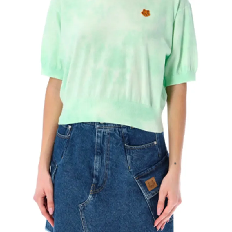 KENZO SS22 Crop Tops Women's Green-5