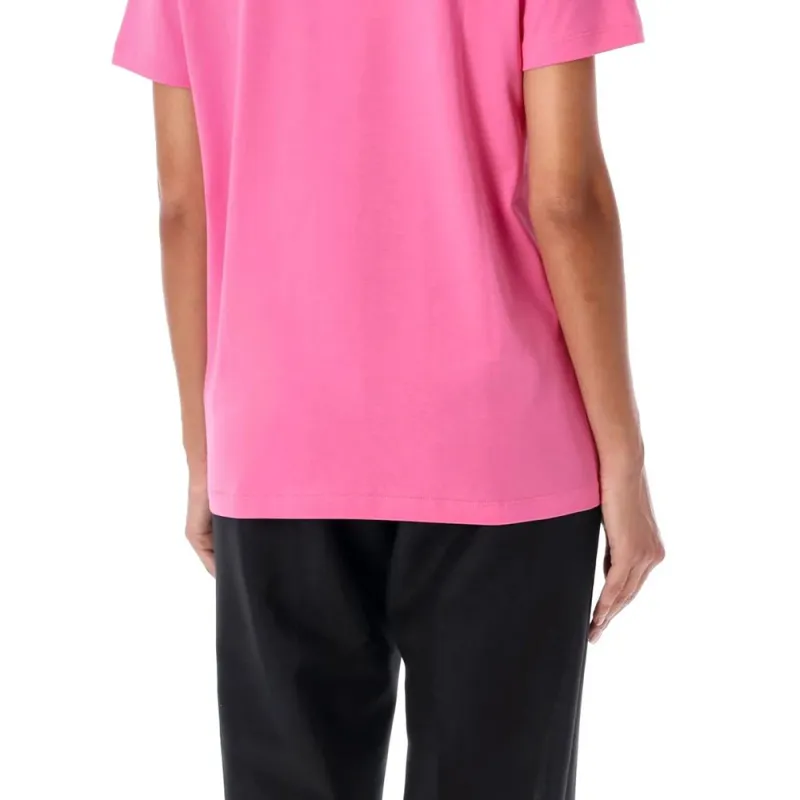 BALMAIN Logo Printed Crewneck T Shirt-5
