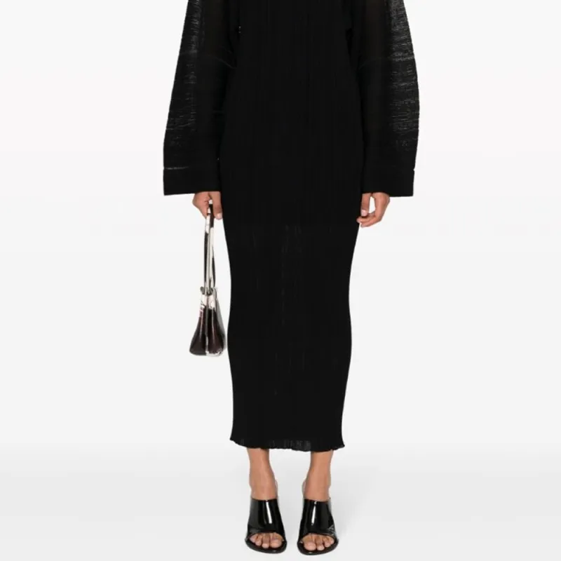 Stella McCartney SS24 Long Sleeved Dress Women's Black-1