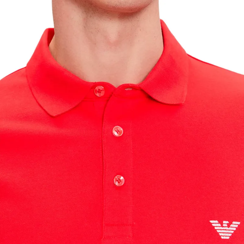 EMPORIO ARMANI SS24 Polo Shirt Men's Red-5