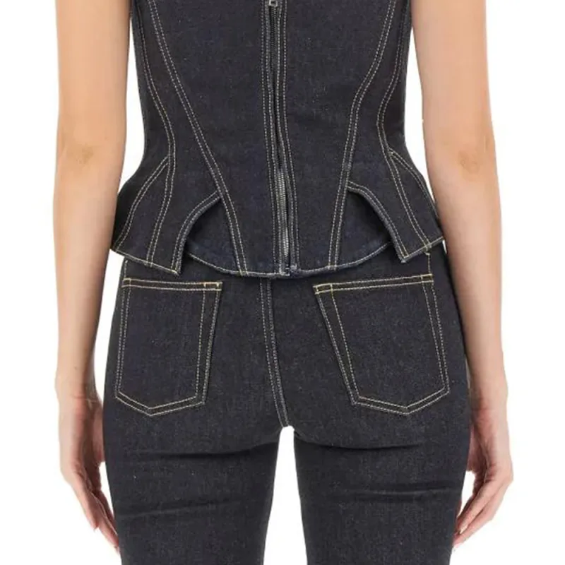 Alexander McQueen Strapless Bustier Top-5