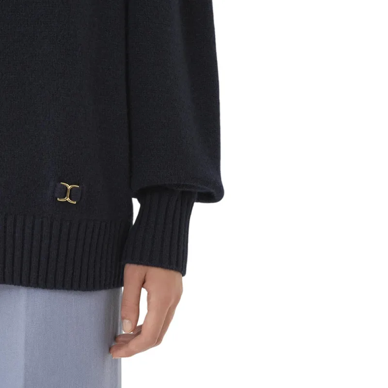 Chloé Marcie plaque Cashmere Blend Jumper-5