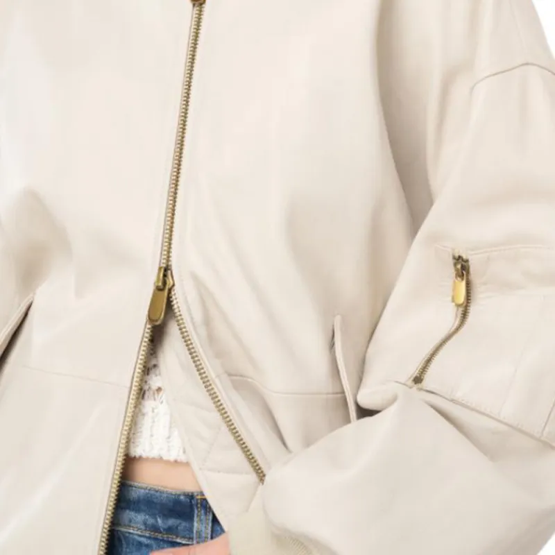 PINKO Zipped Bomber Jacket-5