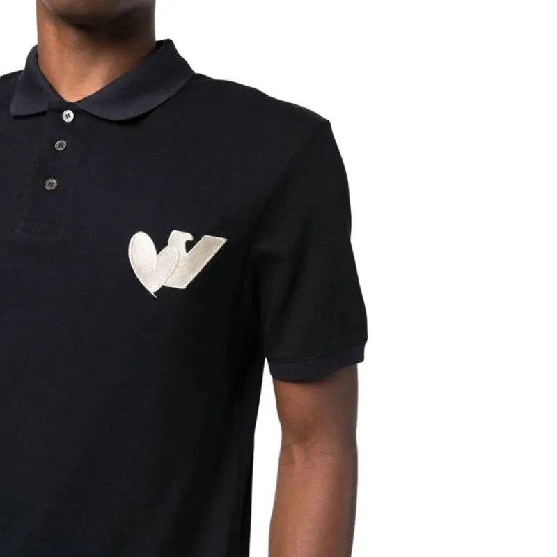 EMPORIO ARMANI Polo Shirts Men Black-4