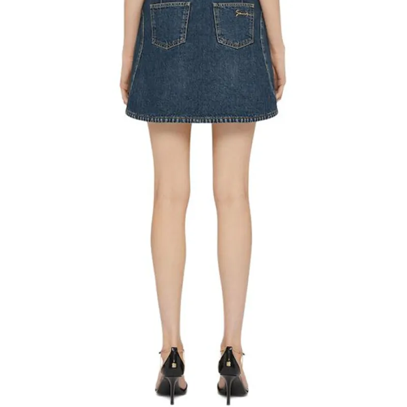 Givenchy Mini Denim Skirt-4