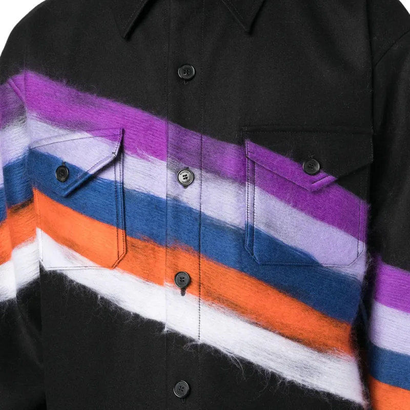 MISSONI Striped Buttoned Overshirt-3