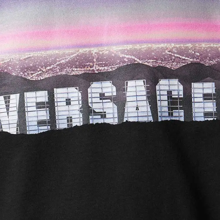 VERSACE Hills Print T Shirt-3